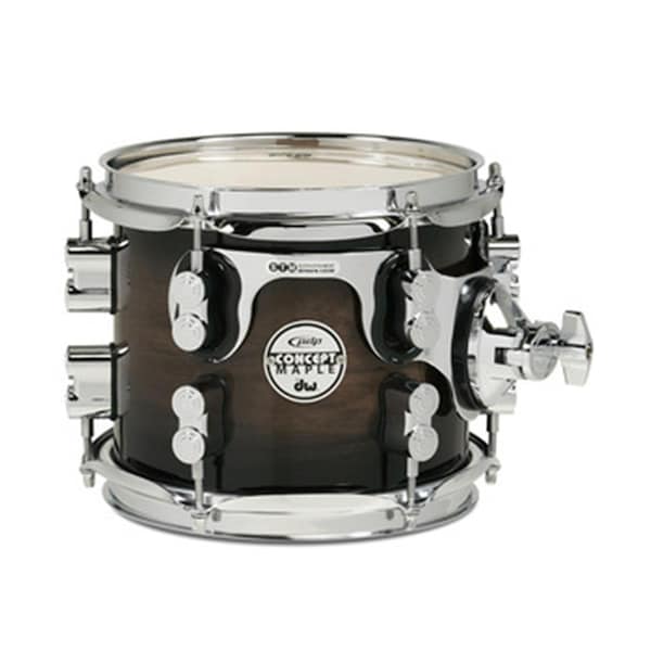 Pdp Concept Exotic, Wallnut-Charcoal Burst, Chrome Hardware Kit Drums, 7 x 8 PDCMX0708STWC - main